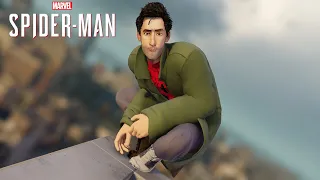 Spider-Man PC - Into the Spider-Verse Peter B. Parker MOD Free Roam Gameplay!