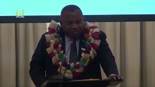 Fijian Minister for Defence and National Security opens Counterterrorism Workshop.