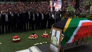 Thousands Gather For African Footballer Senzo Meyiwa Funeral