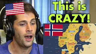 American Reacts to Learning the History of Norway