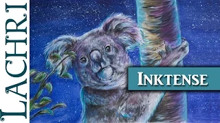 Inktense Pencils Koala painting tips w/ Lachri