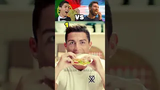 Ronaldo Healthy Food VS Messi Unhealthy Junk Food