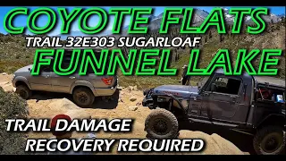 Coyote Flats to Funnel Lake with Overland 4Lo