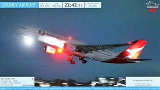 🔴 Late Night EPIIIC Plane Spotting til curfew @ Sydney Airport w/Kurt + ATC!🔴