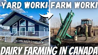 Yard Work And Gearing Up To Haul Manure! VLOG/324