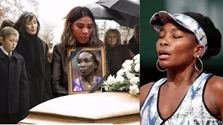 At the funeral of Venus Williams, her sister Serena Williams and hundreds of people burst into tears