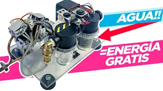 I turn a gasoline engine into a water engine _ Free Power Generator