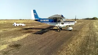 Самолет СП-30. Разбег 20м. SP-30 Aircraft. Take-off lenhgt - 20m.