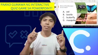 How to make interactive quiz game in Microsoft Powerpoint using hyperlink and classpoint?