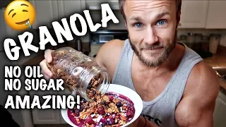 SUPER EASY OVEN GRANOLA!