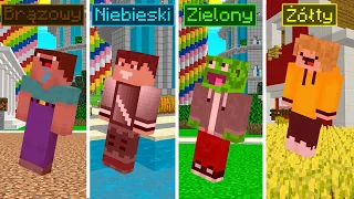 MINECRAFT ale KOLORY CHCĄ NAS ZABIĆ!   🟡 🟢 🔵 🟤