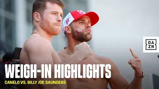 HIGHLIGHTS | Canelo vs. Billy Joe Saunders Weigh-In