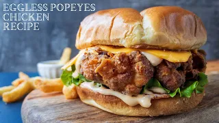 Popeyes Chicken Sandwich | A Perfect Eggless Copycat Recipe