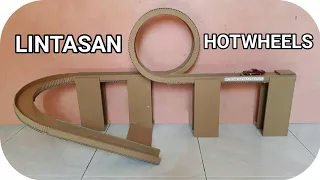 Cara membuat lintasan hotwheels dari kardus