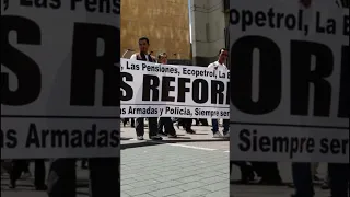 Protestas en Colombia en contra del gobierno de Gustavo Petro