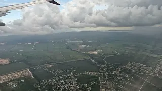 Landing at Norman Manley International Airport, Kingston, Jamaica
