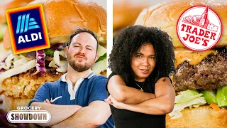 Trader Joe's vs. Aldi Ultimate Burger Showdown | Delish