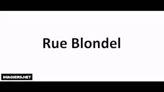발음되다 # Rue Blondel