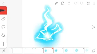 Lightning effect speed animating (flipaclip)
