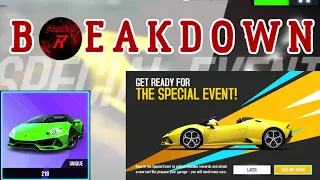 Asphalt 8 Special Event ft Lamborghini Huracan Evo Spyder Breakdown | Project R