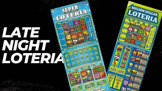 LATE NIGHT MILLION DOLLAR  AND SPECIAL EDITION SUPER LOTERIA  TEXAS LOTTERY SCRATCH