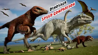 Dinosaur Speed Showdown in 3d |  Dinosaur Speed Showdown | Back to the past