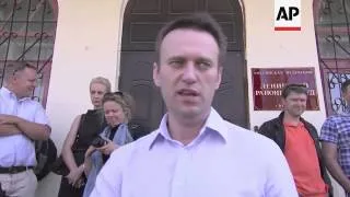 Russian opposition leader Alexei Navalny's embezzlement trial continues