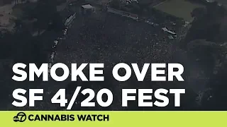 VIDEO: SKY7 over massive 4/20 celebration in San Francisco