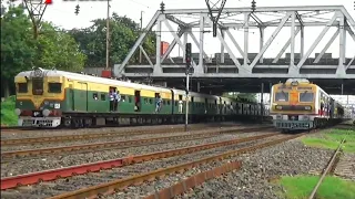 Train race under another train || Train video || New train || Only Train.