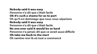 The Scientist - Coldplay (Karaoke, Lyric, Parole, Traduction en Français)