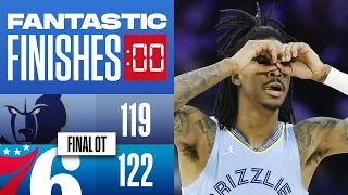 Final 1:47 WILD OT ENDING Grizzlies vs 76ers 🔥🔥