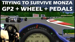 Microprose GP2 With a Racing Wheel @ Monza