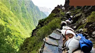 life in the most hard to reach village in mountains far from the roads and civilization