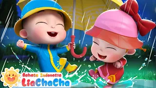 Lagu Hari Hujan ☔| Bermain di Hari Hujan | Lagu Lucu | Lagu Anak-anak | LiaChaCha Bahasa Indonesia