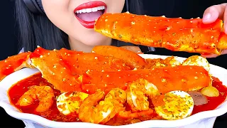 ASMR KING CRAB SEAFOOD BOIL MUKBANG | Eating Show | ASMR Phan