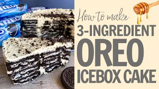 How to make a 3-Ingredient Oreo box Cake! Recipe #Shorts