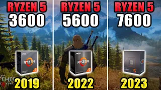 R5 3600 vs R5 5600 vs R5 7600 - How Much Performance Difference?