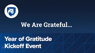 Year of Gratitude Kickoff Event