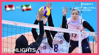 Iran vs Indonesia | Highlights | Jan 09 | AVC Women's Tokyo Olympic Volleyball Qualification 2020