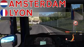 From Amsterdam (Netherlands) to Lyon (France) | Euro Truck Simulator 2