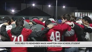 Vigil held to remember Wade Hampton High student