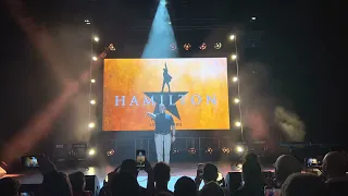 Joel Montague (King George) performs Hamilton's You'll Be Back at Musical Con 2022