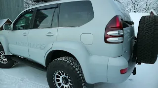 Toyota Land Cruiser Prado 120 ARCTIC TRUCKS в серебристом Line-X. Что в итоге у нас получилось.