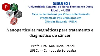 Nanoparticulas magnéticas para tratamento e diagnóstico de câncer - Profa. Dra. Ana Lucia Brandl