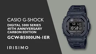 CASIO G-SHOCK DIGITAL 5000 SERIES GCW-B5000UN-1ER 40TH ANNIVERSARY CARBON EDITION | IRISIMO