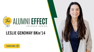 The Alumni Effect: Leslie Genoway