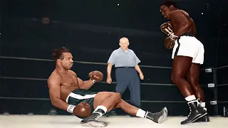 Ezzard Charles vs Bob Satterfield (13.1.1954) - Full Fight Colorized - COUNTER-PUNCHING EXELLENCE