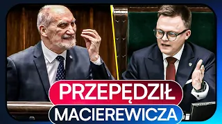 HOŁOWNIA ODEBRAŁ GŁOS MACIEREWICZOWI! SKANDALICZNE SŁOWA W SEJMIE!