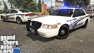 GTA 5 LSPDFR Police Mod 150 | Carperino's New Crown Victoria | Blaine County Sheriff Patrol