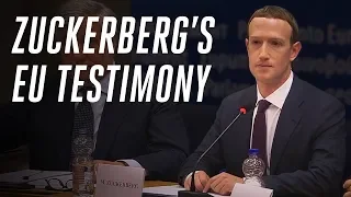Zuckerberg's EU testimony: what he didn't answer